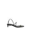 Khaite Loop Beaded Leather Sandals