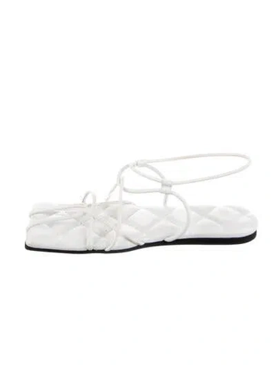 Pre-owned Khaite Leather Sandals In Pink