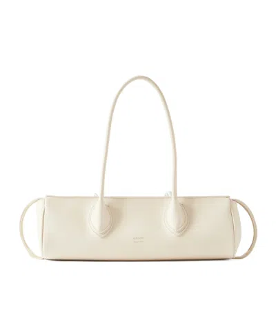 Khaite Leather Shoulder Bag In Brown