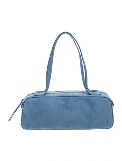 Pre-owned Khaite Leather Simona In Blue