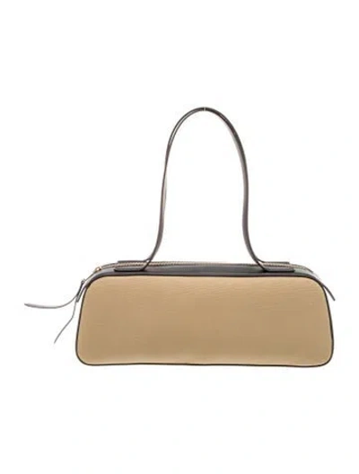 Pre-owned Khaite Leather Simona In Neutral