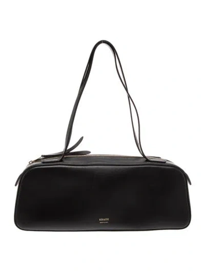 Pre-owned Khaite Leather Simona Vintage In Black
