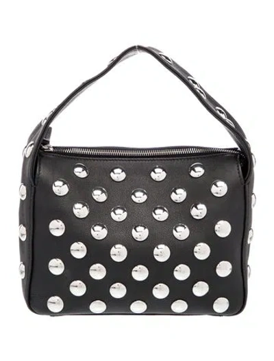 Pre-owned Khaite Leather Top Handle Bag In Gray