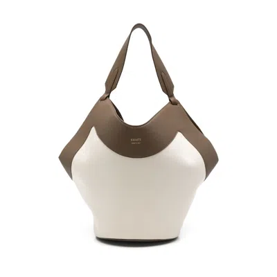 KHAITE LEATHER TOTE BAGS