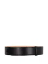 Khaite Leather Waist Belt In Brown
