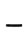 Khaite Leather Waist Belt In Black