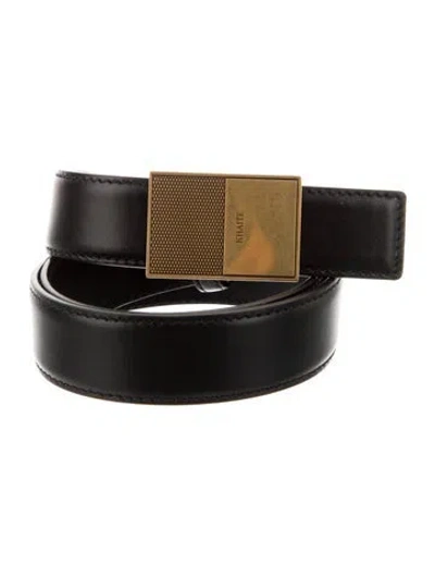 Pre-owned Khaite Leather Waist Belt In Black