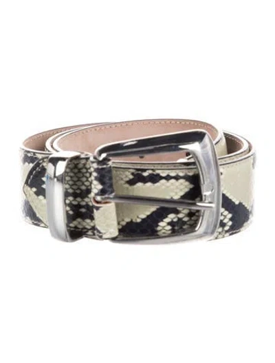 Pre-owned Khaite Leather Waist Belt In Neutrals