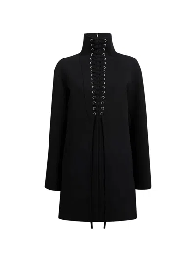 Khaite Lee Mini Dress In Black