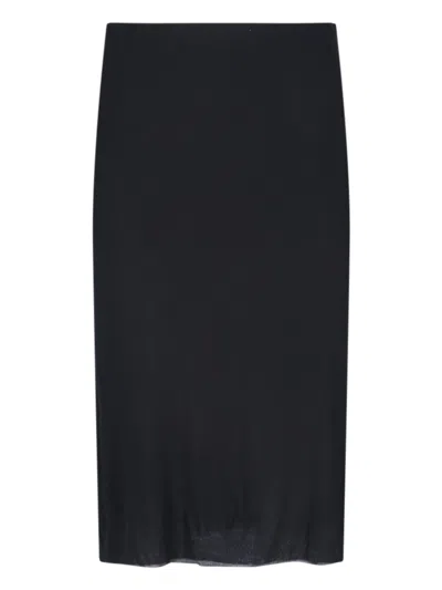 Khaite Falda Semilarga - Negro In Black