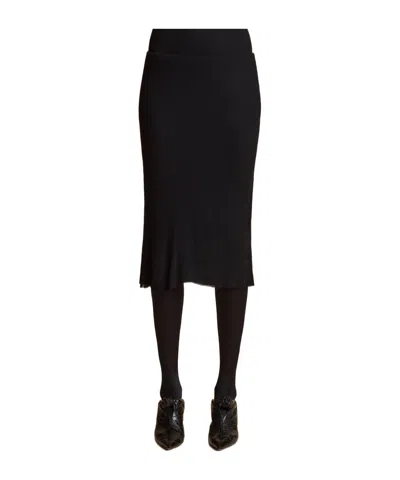 Khaite Leema Skirt In Black
