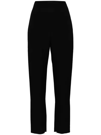 Khaite Lenn High-waist Cigarette Trousers In Black