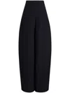 Khaite Pleated Casual Pants In Black