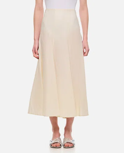 Khaite Lenno Skirt In Neutral