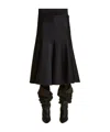 Khaite Lennox Skirt In Black