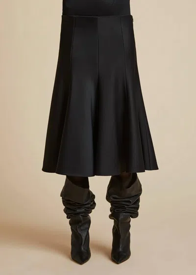 Khaite Lennox Skirt In Black
