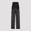 Khaite Trasnlucent Trousers In Black White Stripe
