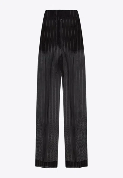 KHAITE LENTON STRIPED PANTS