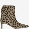 Khaite Ona Leopard-print Calf Hair Ankle Boots In Animal Print