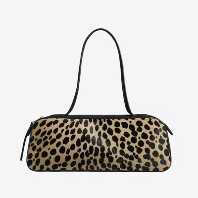 KHAITE LEOPARD PRINT SIMONA SHOULDER BAG