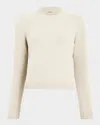Khaite Leta Cashmere Crewneck Sweater In Glaze