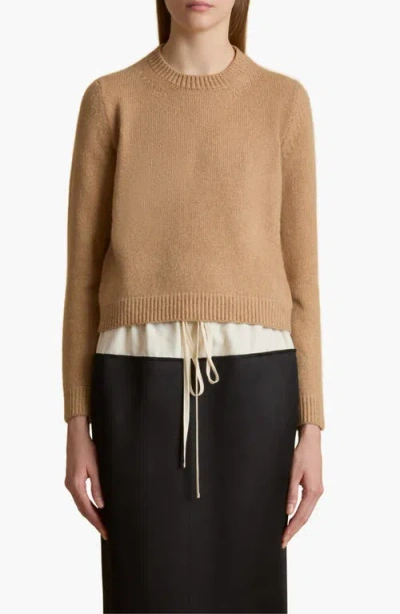 Khaite Leta Cashmere Sweater In Beige