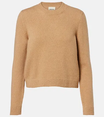 Khaite Leta Cashmere Sweater In Brown