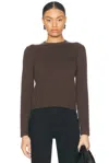Khaite Leta Cashmere Sweater In Coffee