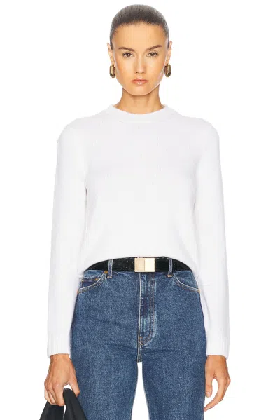 Khaite Leta Cashmere Sweater In White