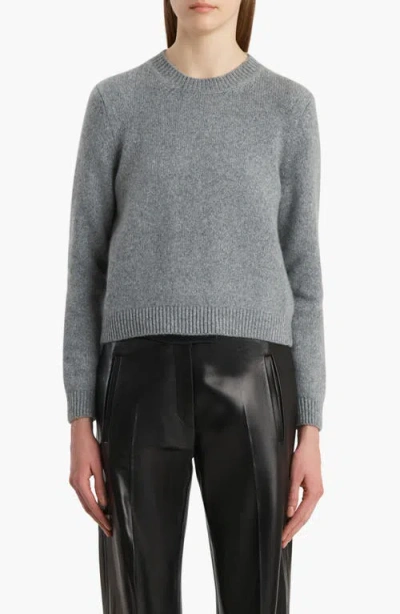 Khaite Leta Cashmere Sweater In Gray