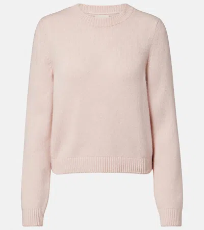 Khaite Womens Dusty Rose Leta Crewneck Cashmere Jumper In Pink
