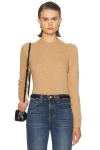 Khaite Leta Cashmere Crewneck Sweater In Nude