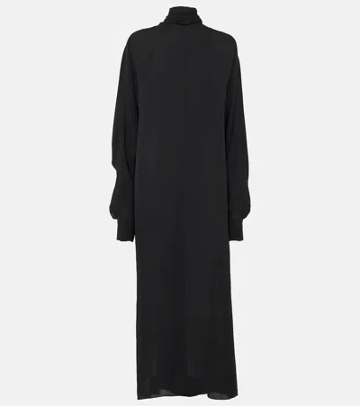 KHAITE LEXI SILK GEORGETTE MAXI DRESS