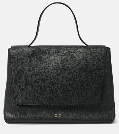 KHAITE LIA LARGE LEATHER TOTE BAG