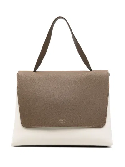 Khaite Lia Tote Bag In Neutrals