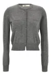 Khaite Lilou Sweaters And Cardigans Gray In Gray