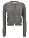 Khaite Lilou Sweaters And Cardigans Gray In Gray