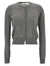 Khaite 'lilou' Cardigan In Gray