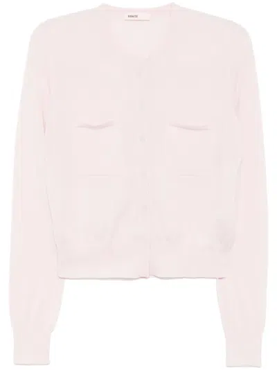 Khaite Lilou Cardigan In Pink