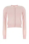 Khaite Pink Cashmere Lilou Cardigan
