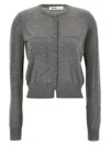 Khaite Lilou Sweaters And Cardigans Gray