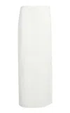 Khaite Lilth Crepe-jersey Skirt In White