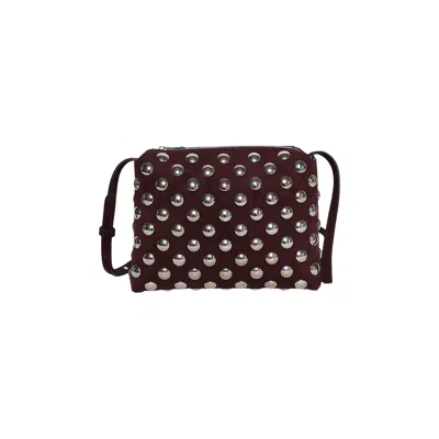 Pre-owned Khaite Lina Crossbody Bag 'rouge Black' | Red | Women's Size Onesize