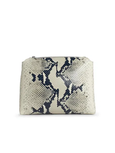Khaite 'lina Crossbody' 'natural Python' Leather Crossbody Bag In Multi
