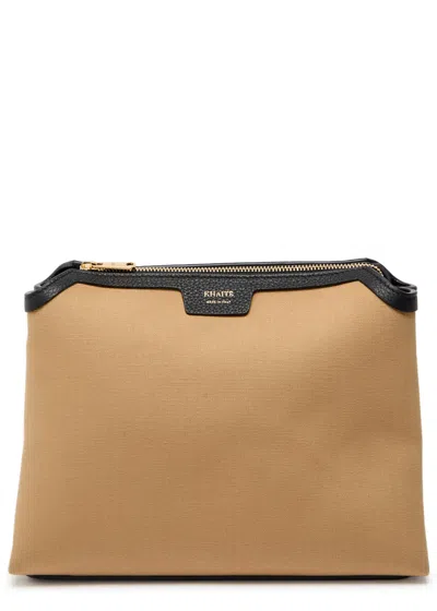 Khaite Lina Medium Canvas Cross-body Bag