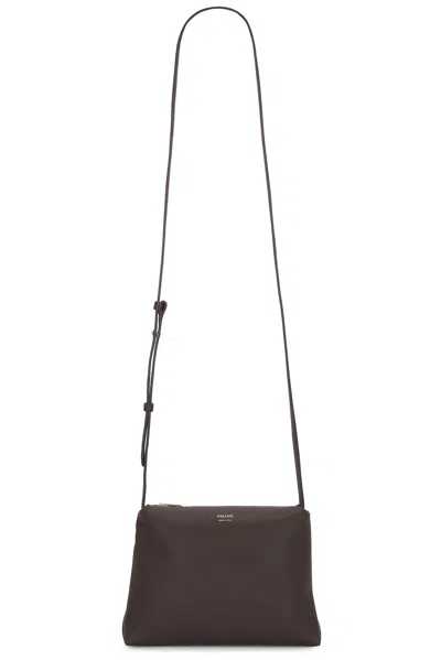 Khaite Lina Medium Crossbody Bag In Brown