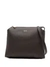 Khaite Medium Lina Grain Leather Crossbody Bag