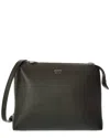 Khaite Lina Medium Leather Crossbody In Green
