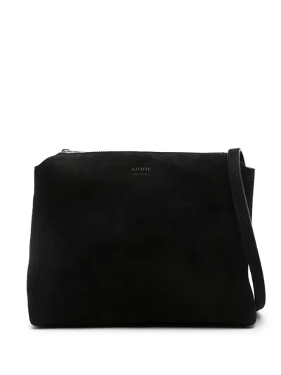 Khaite Lina Medium Suede Crossbody Bag