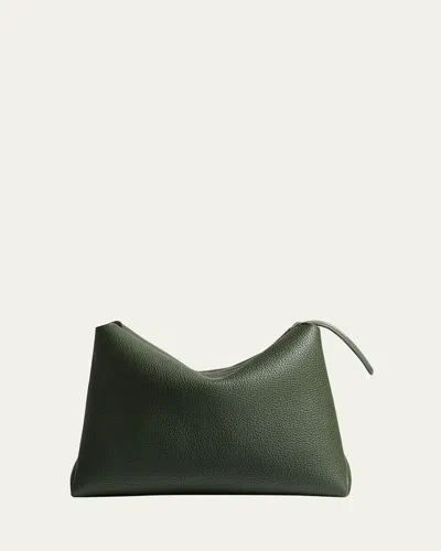 Khaite Lina Medium Zip Leather Crossbody Bag